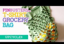 How To Up-Cycle a T-Shirt into a Grocery Bag