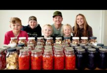 Canning & Preserving a Year’s Supply of Food