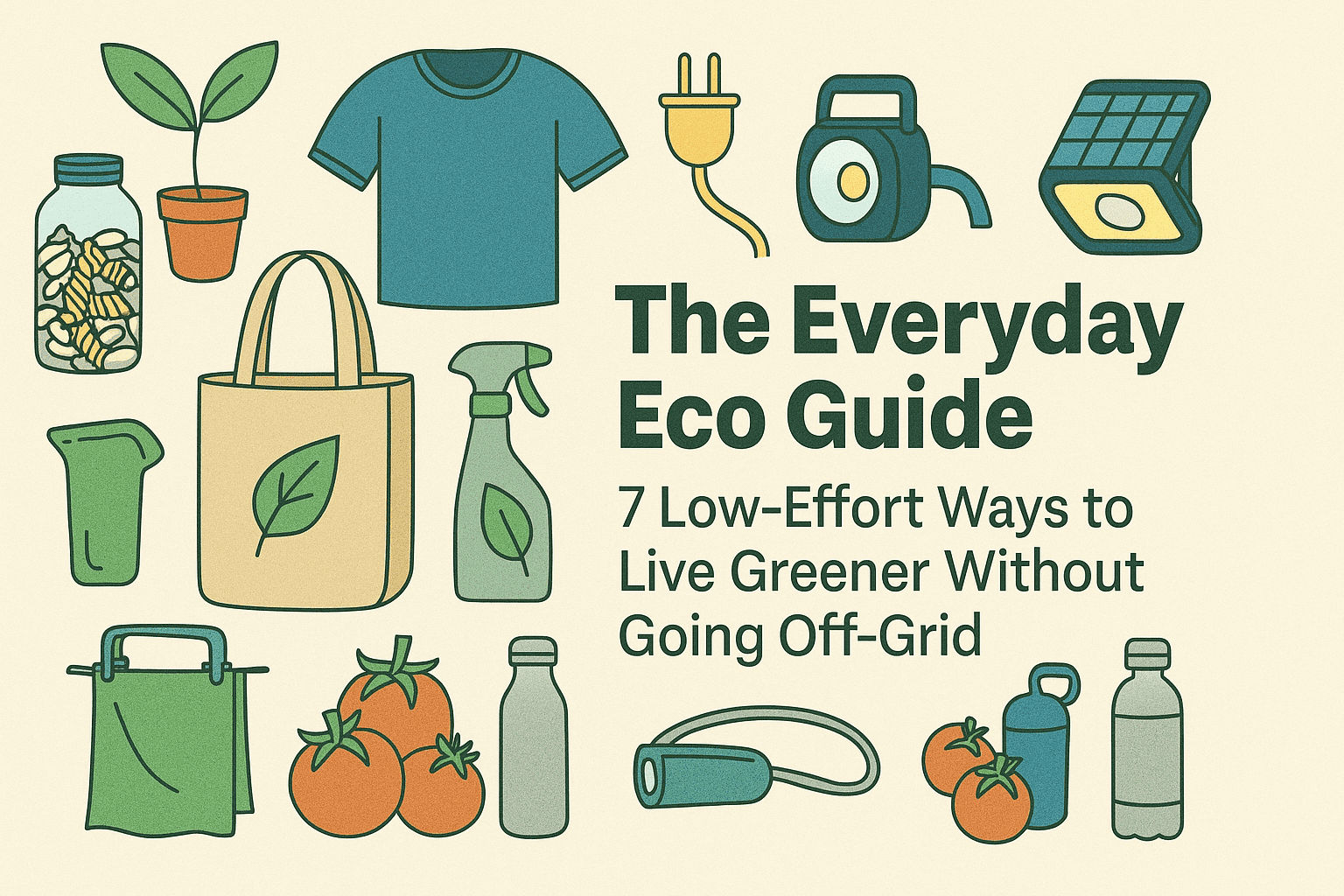 The Everyday Eco Living Guide: 7 Low-Effort Ways to Live Greener Without Going Off-Grid The Everyday Eco Guide